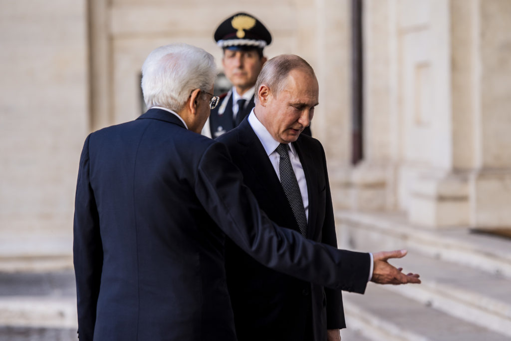 Visita del presidente Putin al Quirinale