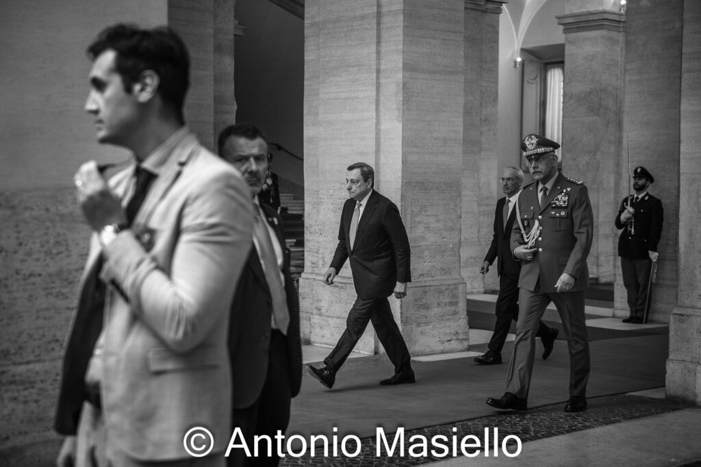 Italian PM Mario Draghi Welcomes Greek Prime Minister Kyriakos Mitsotakis
