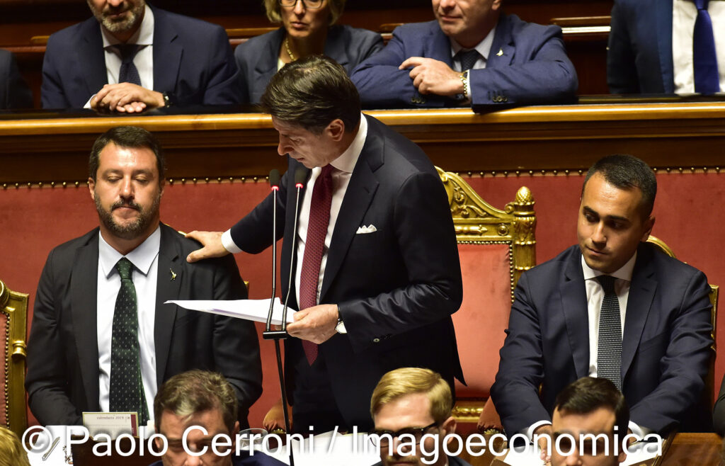 SENATO, DICHIARAZIONI E DIMISSIONI DEL PRESIDENTE GIUSEPPE CONTE