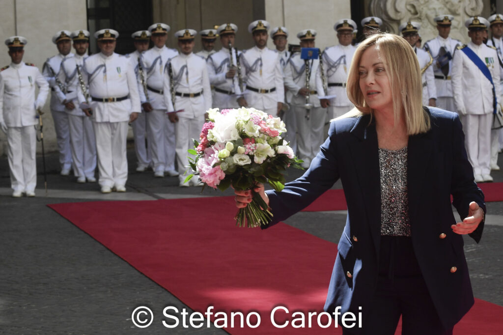 Roma, Palazzo Chigi la Presidente del Consiglio riceve il primo ministro slovacco